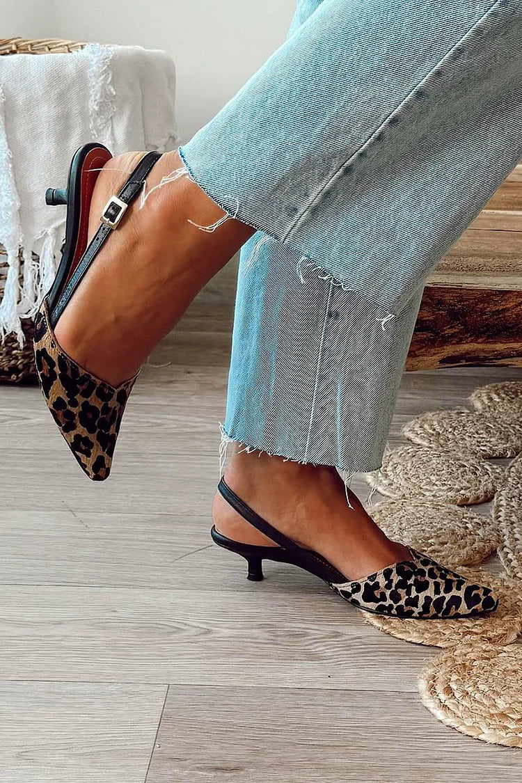 BELMONTE MILANO | SLINGBACK ANIMALIER