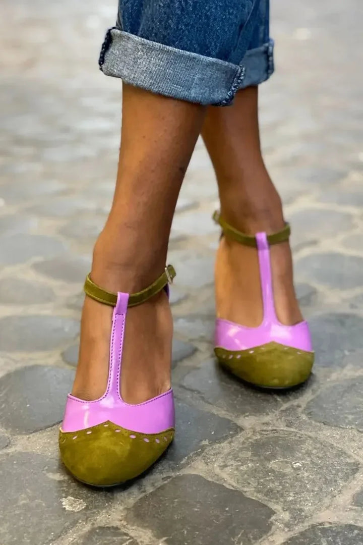 BELMONTE MILANO | SANDALO CHIUSO CON CINTURINO T-BAR