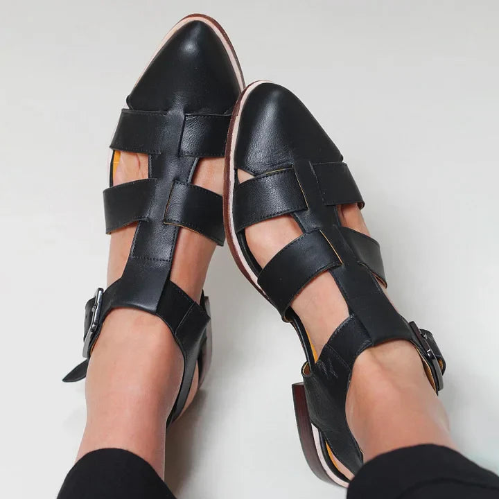 BELMONTE MILANO | SANDALI INTRECCIATI A PUNTA