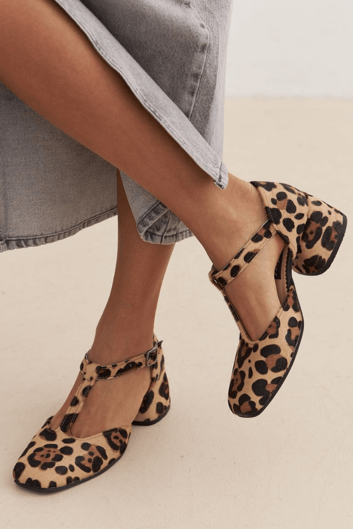 BELMONTE MILANO | SCARPE T-STRAP ANIMALIER