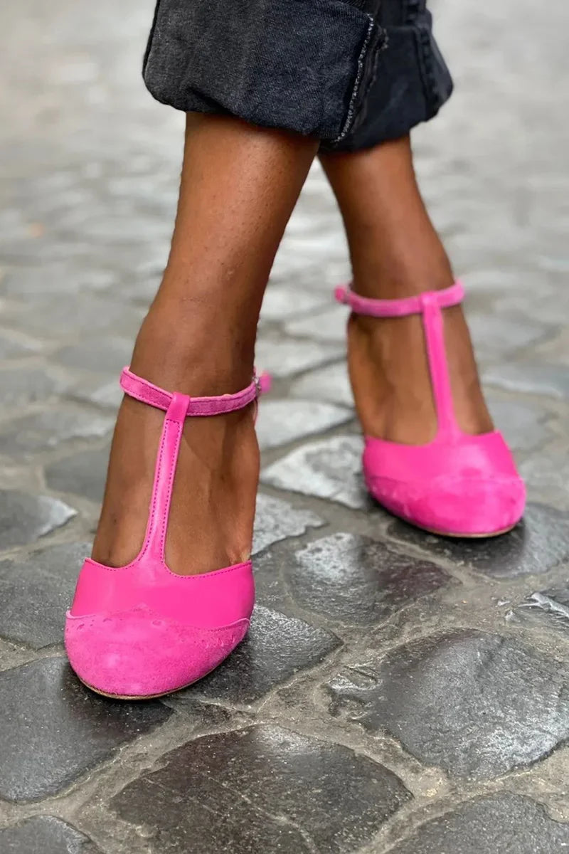 BELMONTE MILANO | SANDALO CHIUSO CON CINTURINO T-BAR